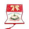 with Lighting Music Folding Red Envelope Card Birthday Cake Cash Holder  Birthday Celebration