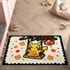 Indoor Rug, Faux Cashmere, Pikachu 3D Print, Soft Water Absorbent, Christmas Household Floor Mat