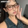 Bow Tie Leopard Eyeglasses Frame Y2K Girls Cosplay Kitten Toys Vintage Glasses Accessory Party Photos Props Halloween Gifts