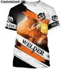 Nouveau T-shirt Homme Impression Nonne 3D Décontracté Col Rond Léger et Respirant Court