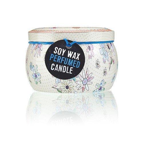 Parma Violet Scented Soy Tin Candle