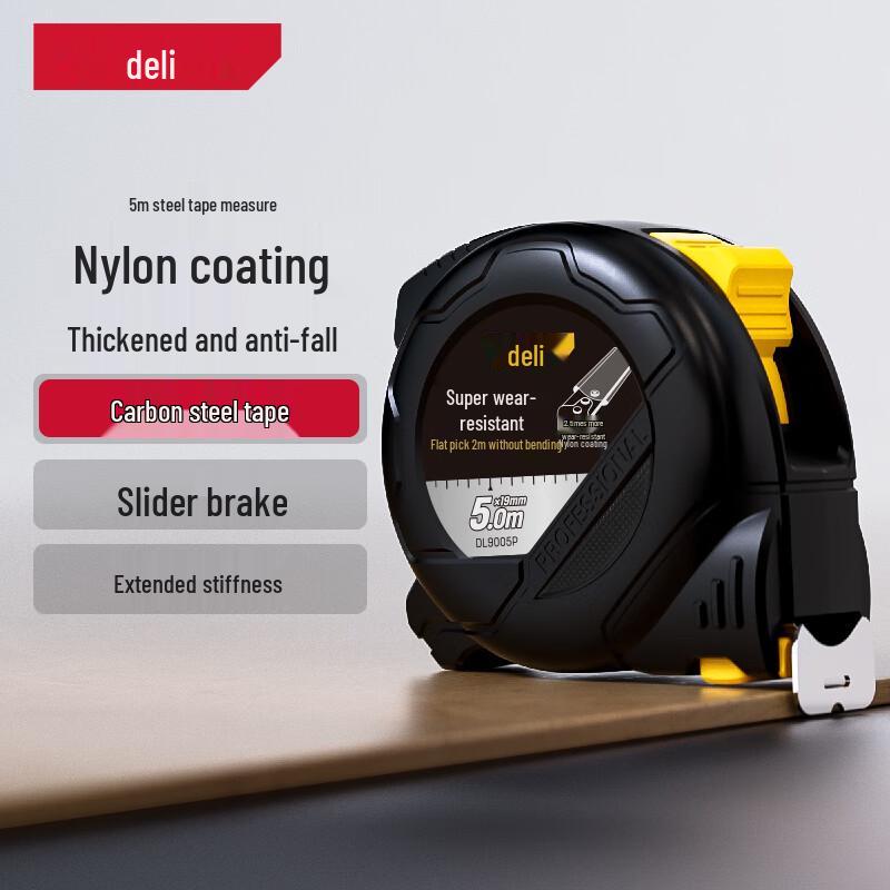 Deli Nylon Coated Steel Tape Measure