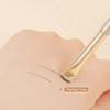 Yuvarlak Açılı Jel Eyeliner Fırçası Altın Makyaj Aracı ahşap saplı yumuşak sentetik saç Mükemmel Kirpik astarı tanımlayıcı