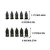 40/20 Pcs Tire Repair Rubber Nail with Screwdriver Set Vacuum Tire Repair Rubber Screws for Car Motorcycle Tire Puncture Repair
