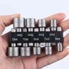 9/14pcs Set Hexagon Nut Driver Drill Bit Socket Screwdriver Wrench Drill Bit Adapter Electric Screwdriver Handle Insert Tool