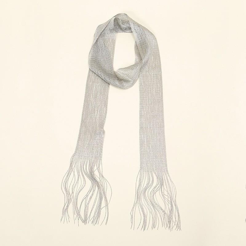 Fringe Tassel Fabric Scarf Long Flowy Solid Color Waist Sash Cape Belt Oriental Fashion Elegant Vacation Accessory