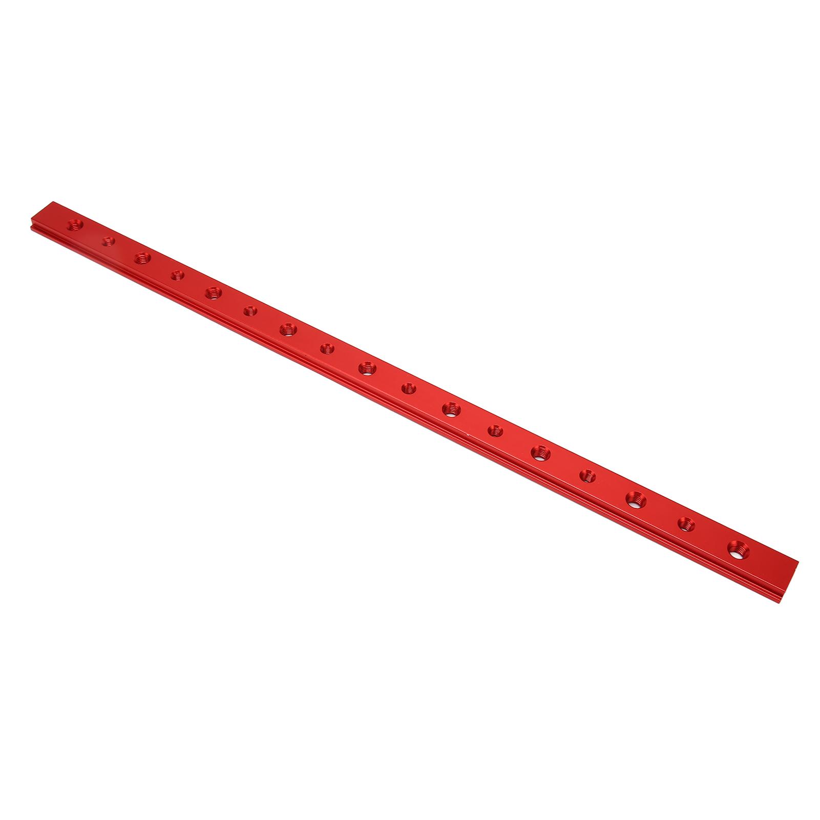 

450mm T Slot Jig Miter Track Woodworking Aluminum Alloy Miter T Track for DIY Modification Red красный
