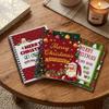 Libro de Tarjetas de Regalo de Navidad con Espiral Cuaderno de Regalo de Navidad DIY Celebración en Casa