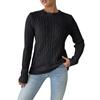 Women's Autumn And Winter New Round Neck Pullover Casual Bottom Knitting Long Sleeve Sweater