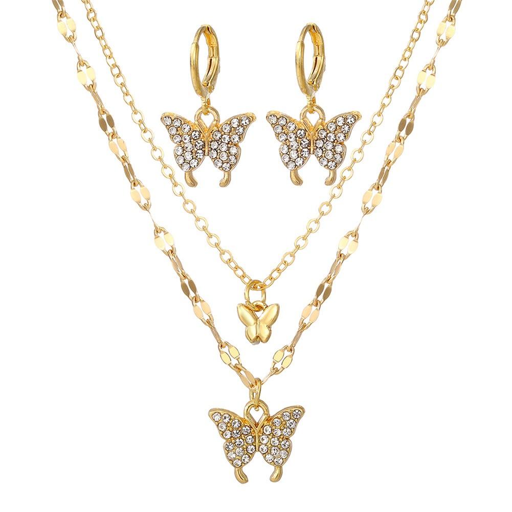 

Модные и элегантные ожерелья-клипсы для ушей-бабочек, вневременная красота золотой