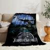 Fluffy Blanket  J-Jurassic Park Bed Sofa Camp Nap Bedroom Decor Bedspread Soft Fleece Home Textile Birthday Wedding Gift Blanket