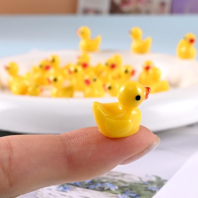 

Resin Jewelry Pendant Ornaments Hairpin Hair Hoop Little Yellow Duck Bracelet Handmade Pendant 1Pcs жёлтый