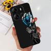 For Tecno Pop 7 BF6  Pop 7 Pro 7PRO BF7 BF7h Case Soft TPU Matte Silicone Bumper Coque Fundas Marble Space Man Dragon Etui Pop7