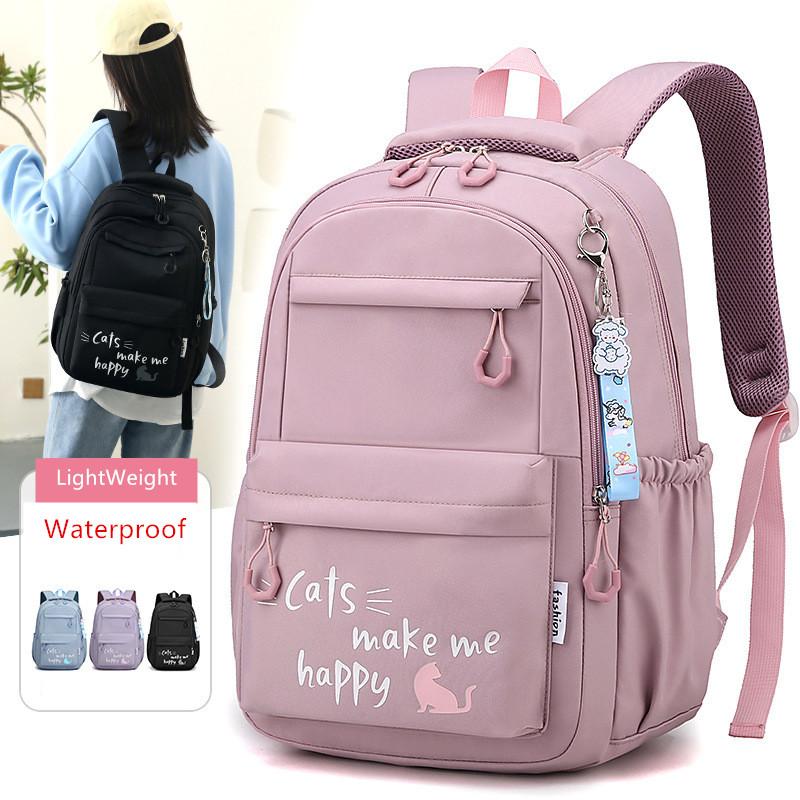 School Backpack for Girls Cute School Bags Waterproof Bookbag Teens College Student Large Travel Shoulder Bag