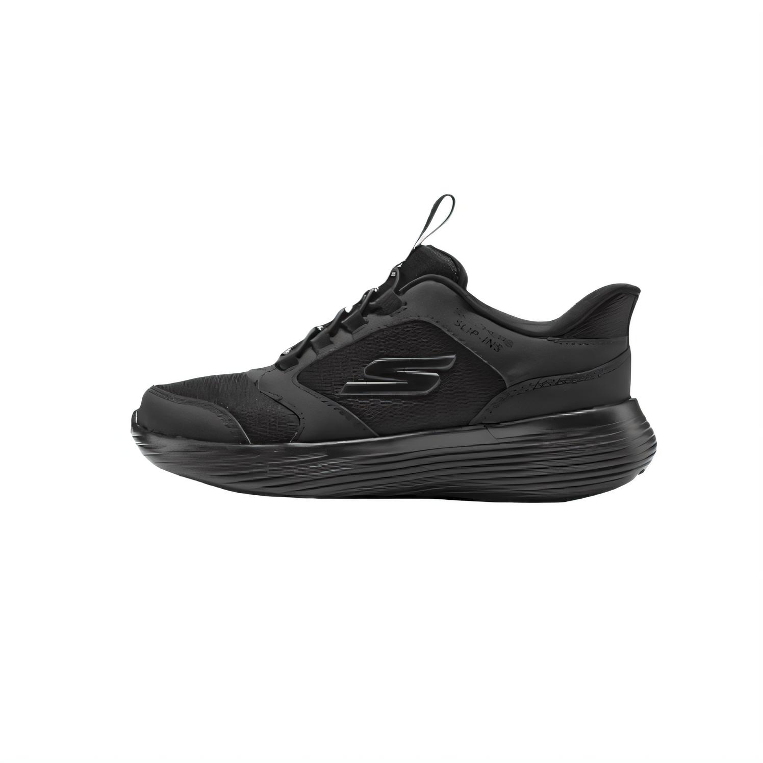 Skechers Boys Comfortable Versatile Soft Fashion Casual Shoes Kids sneaker Black 403899L-BBK 28.5