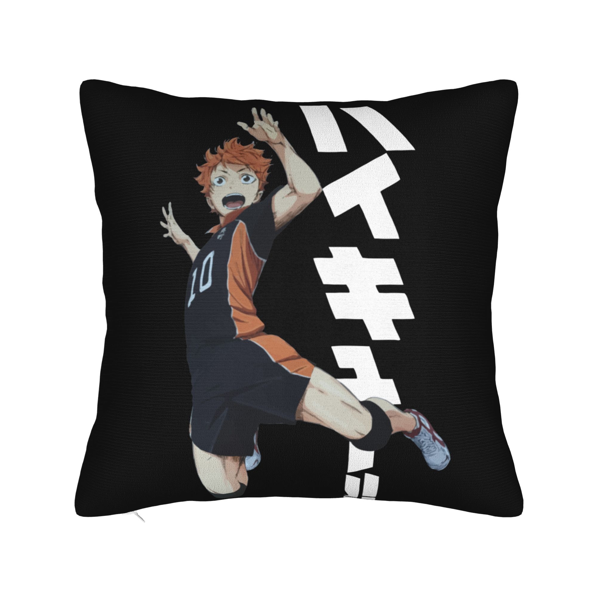 

Nishinoya YuuHaikyuu Anime Square Pillow Cases Bokuto Volleyball Manga Cushion Cover Zipper Decor Pillowcase for Bed 30x30cm 12x12in