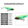 2 Pcs Fishing Bait High Quality 17g 10.5cm Lua Bait Floating Water Pencil Fishing Gear Fishing Bait (random)
