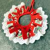 Warm Chinese New Year Pet Scarf with Bow Tie for Cats - Autumn/Winter