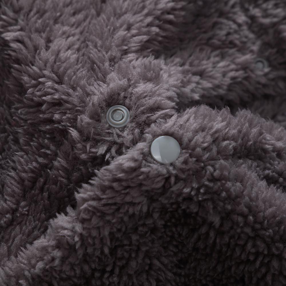 Cozy Coral Velvet Hooded Baby Romper - Warm, Cute, Long-Sleeve Jumpsuit for Autumn/Winter