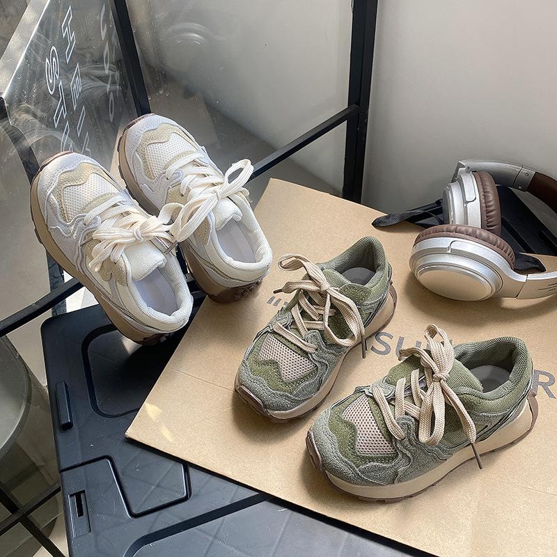 Children's sports shoes 2025 spring and autumn new boys' shoes girls' dad shoes breathable mesh Forrest Gump shoes trendy brand