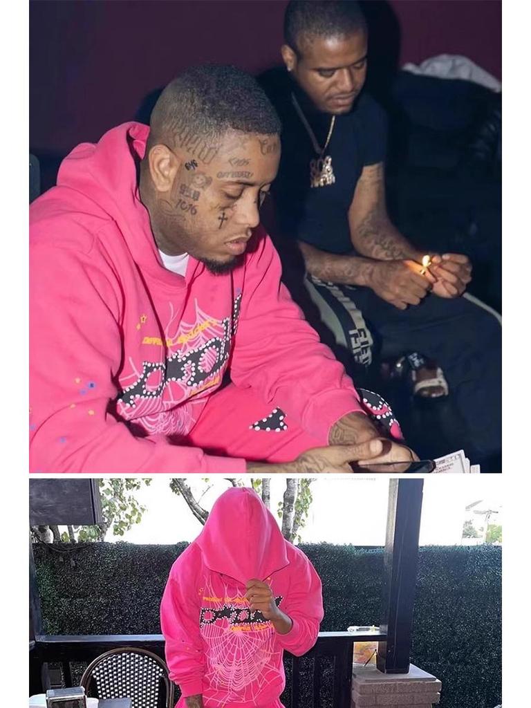 Sp5der Hoodie: Young Thug Spinnennetz-Stil Hip-Hop Sweatshirt-Set