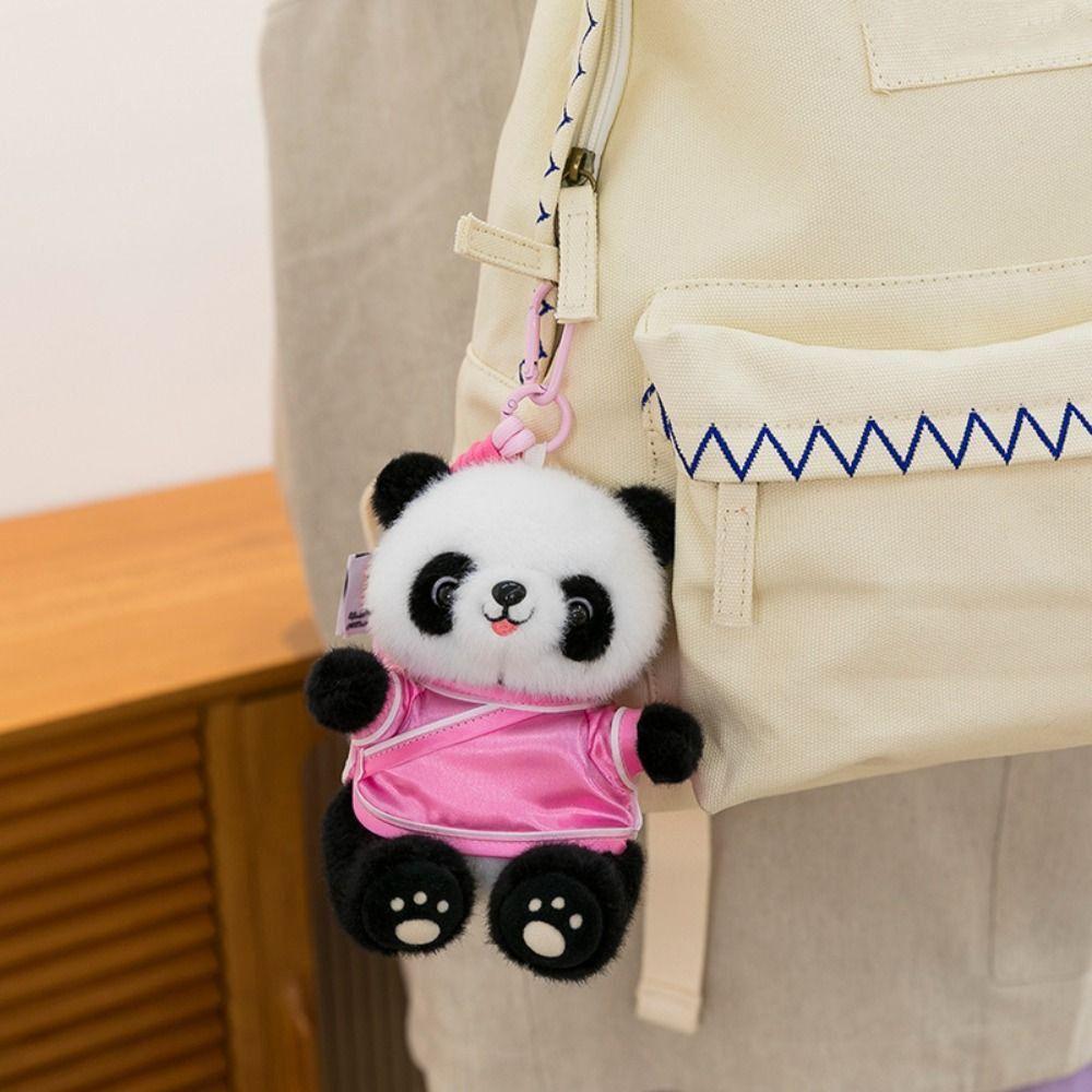 Soft Pillow Plush Panda Pendant Chinese Style Stuffed Animal Toys Panda Plush Toy Xmas Present