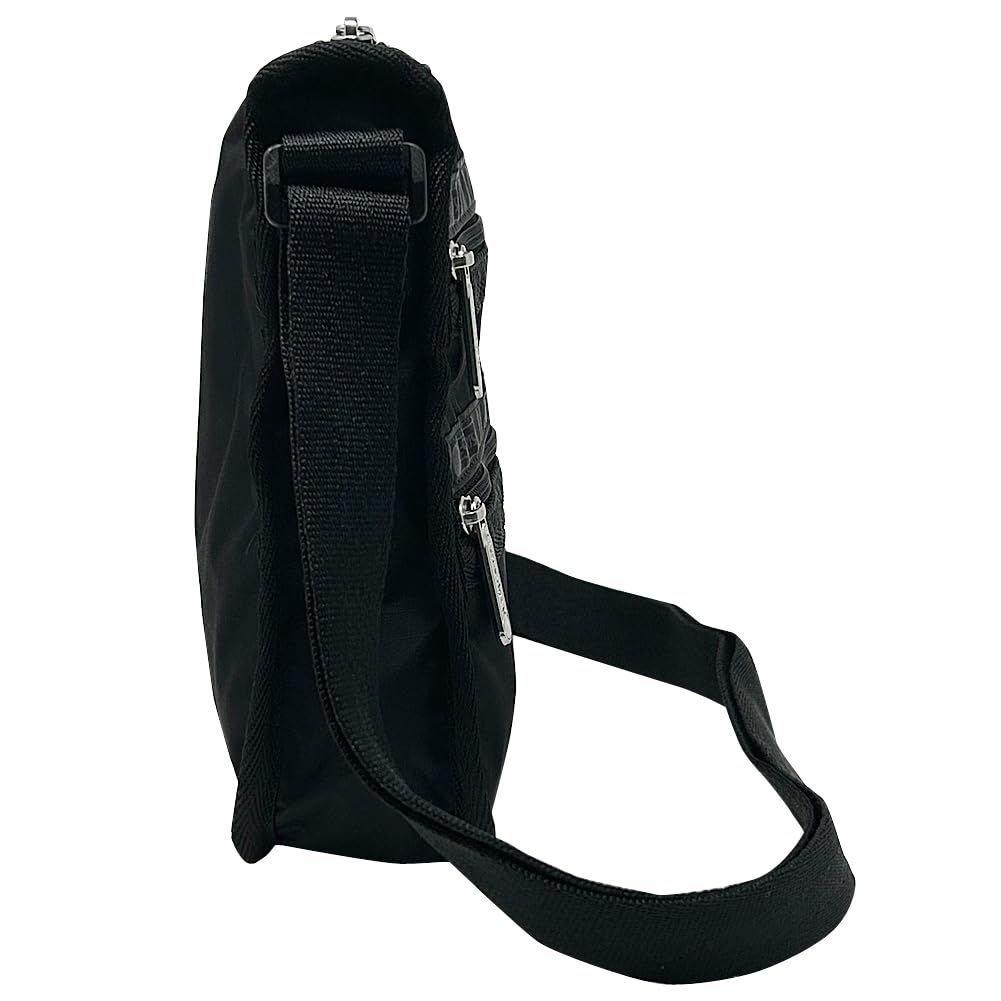 LeSportsac MEDIUM 3 ZIP CROSSBODY 1009 (RECYCLED BLACK) Mini Shoulder BagPochette