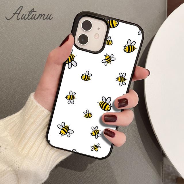 Bee Keeping Honey Bees Phone Case for iPhone 11 12 13 14 Pro Max mini XR XS SE 2020 7 8 Plus Samsung Galaxy S21 S22 Cover shell