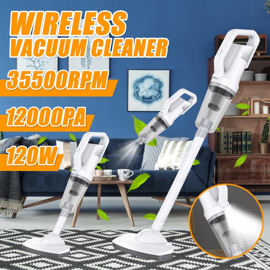 Wireless Car Vacuum Cleaner Cordless Handheld Chargeable Auto Vacuum for Home & Car & Pet Mini Vacuum Cleaner 12000Pa