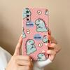 Covers Cases For Huawei P40 P30 P60 Y6 Y7 Y9 Y9A Y5 Cute Dinosaur Baby Silicone Soft Casing Screen Protector Anti Fall Shell For Huawei Bumper Housing
