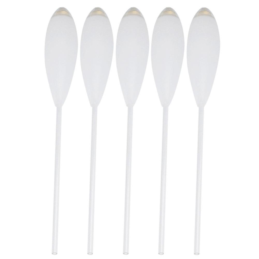 5PCS Slow Sinking Sinking Float White Gold Fishing Bobber Durable Fishing Floats Fly Fishing