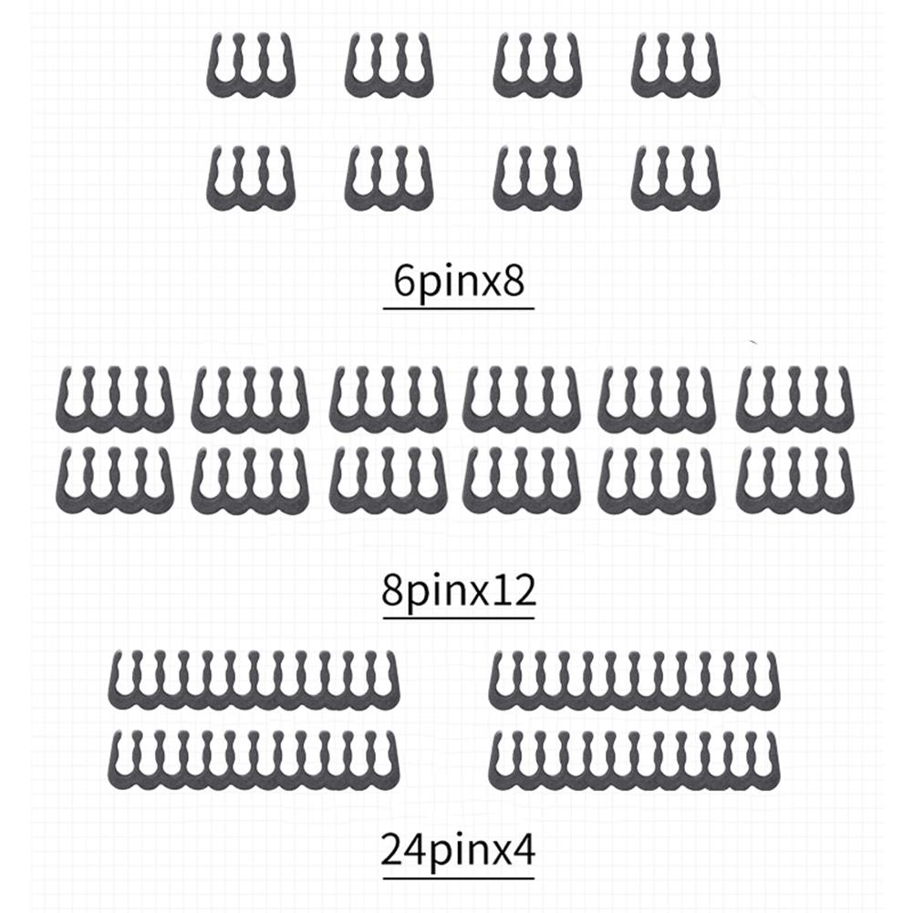

24 шт. Кабель-менеджер для 24-контактного, 8-контактного и 6-контактного разъемов материнской платы, зажимы-клипсы для кабелей питания ЦП, органайзер для кабелей 3.0-3.6 мм для ПК