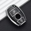 TPU Key Case Cover 2/3Button Shell Fob for Mercedes Benz W204 W463 W176 W251 W205 A200 A260 A C R G Class GLA CLA GLK GLC CLS MGB8