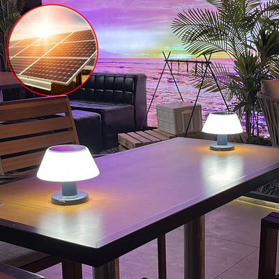 Solar Tisch Lampe Außen Beleuchtung Moderne Home Garten Decor Wiederaufladbare Cordless Licht Solar Led Licht Für Restaurant Hotel Bar