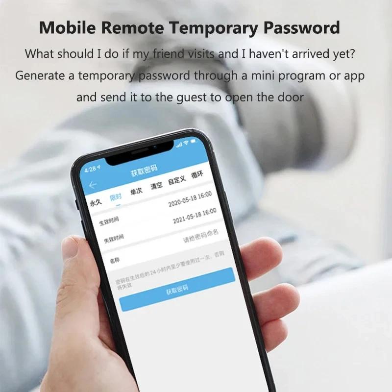 Double Side Fingerprint Lock Waterproof Tuya Wifi Bluetooth TTLock App IC Card Digital Code Keyless Electronic Smart Door Lock