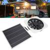 Solar Panel Fan Kit Solar Exhaust Fan 100W Solar Powered Panel with 10inch Round Fan for Greenhouse Shed Chicken Coop
