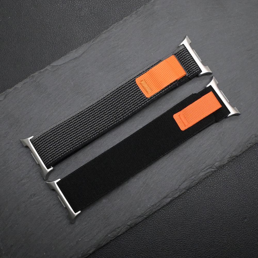 Nylon Sport Band for Samsung Galaxy Watch 8 Classic 46mm Watch 8 44mm 40mm Travel Loop Strap for Galaxy Ultra 2025 7 6 5 4 FE