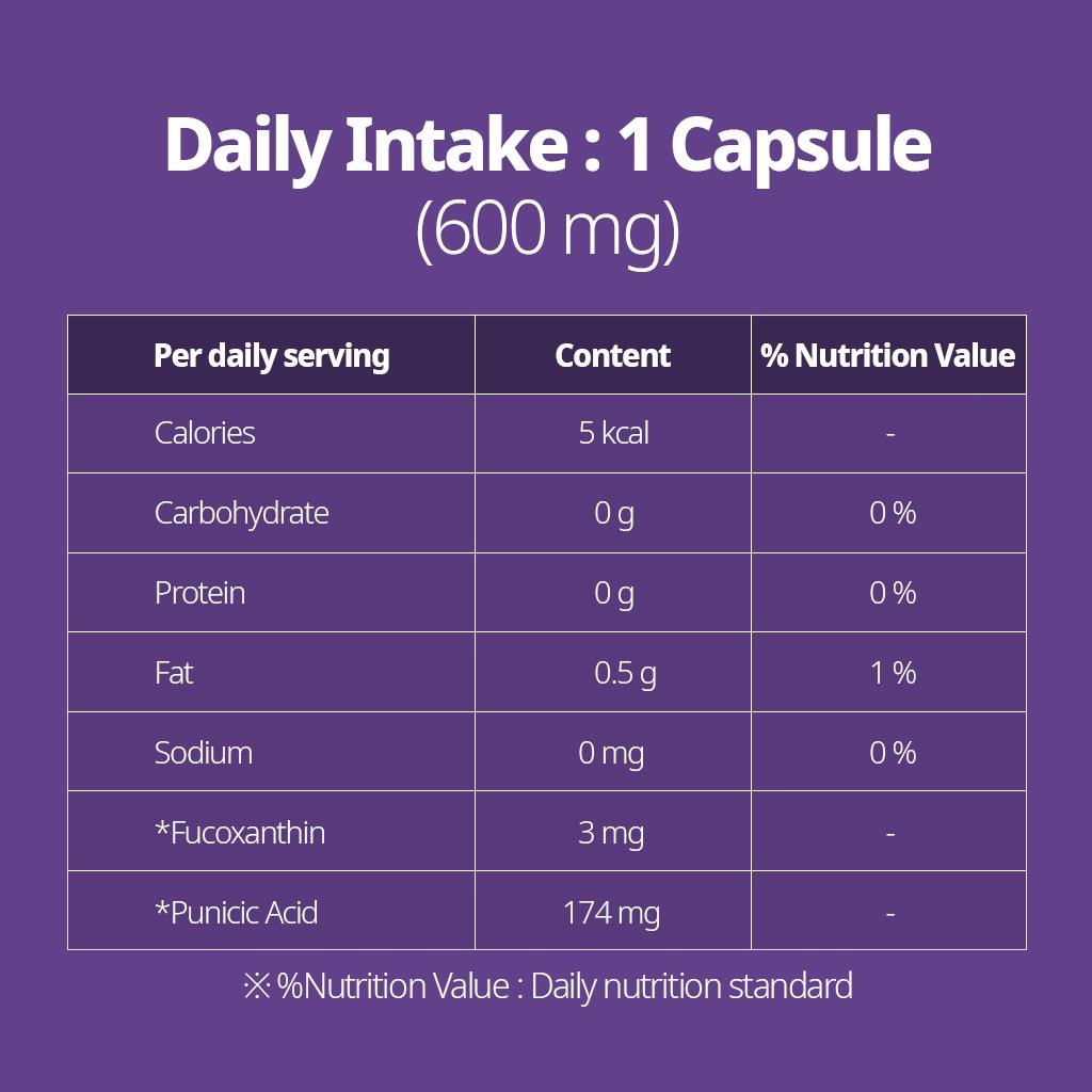 Quemador de grasa corporal y adelgazante de la Dra. Elizabeth Xanthigen, 1 caja/18 g(600 mg x 30 unidades)