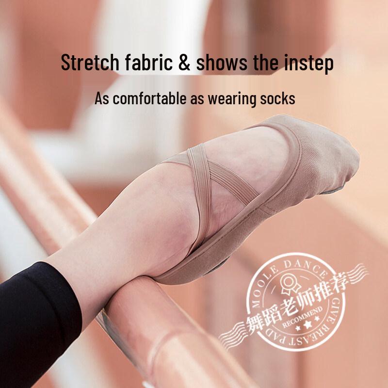 Jasmine Dance Stretch Fabric Ballet Shoes 43