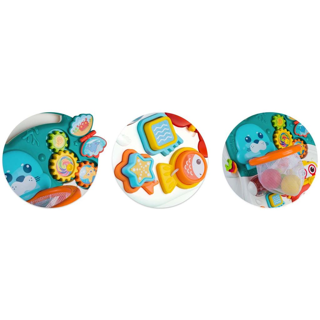 Educational Push Toy Table 3-In-1 , And