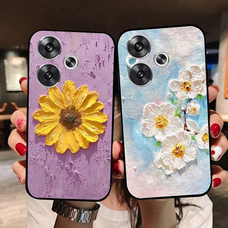 For Coque Poco M6 4G Case Soft Silicone Back Cases for Xiaomi Poco M6 4G Phone Cover PocoM6 POCO M 6 Full Protection Etui Funda