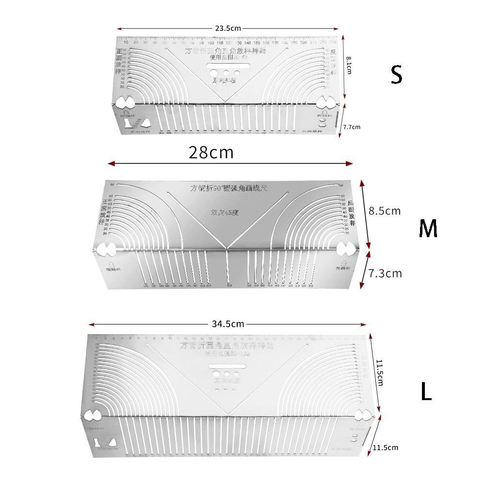 Precision Flex Linear Arc Dual-Purpose Scriber Multi-Purpose Steel Pipe Bend Marking Tool