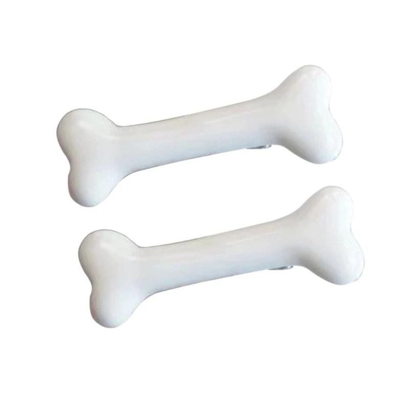 Cartoon Bone Hair Clip Dog Bone Hair Pins Hair Clamps Y2K Hair Accessories for Girls Women Halloween Costume