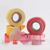 Reusable Red and White Polyester Warning Tape