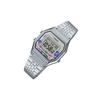 Casio VINTAGE series-L digital display small square watch rose electronic waterproof quartz movement stainless steel strap Japanese and LA680WA-2C
