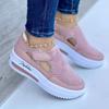 Large Casual Single Shoes for Women  New Summer Flat Bottomed Breathable Casual Mesh Fashionable Thick Soled Sports Shoes