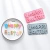 Frohe Ostern Alphabet Epoxidform Umweltfreundliche Harzform Lebensmittelqualität Schokolade Kekse DIY Kuchenform Backzubehör