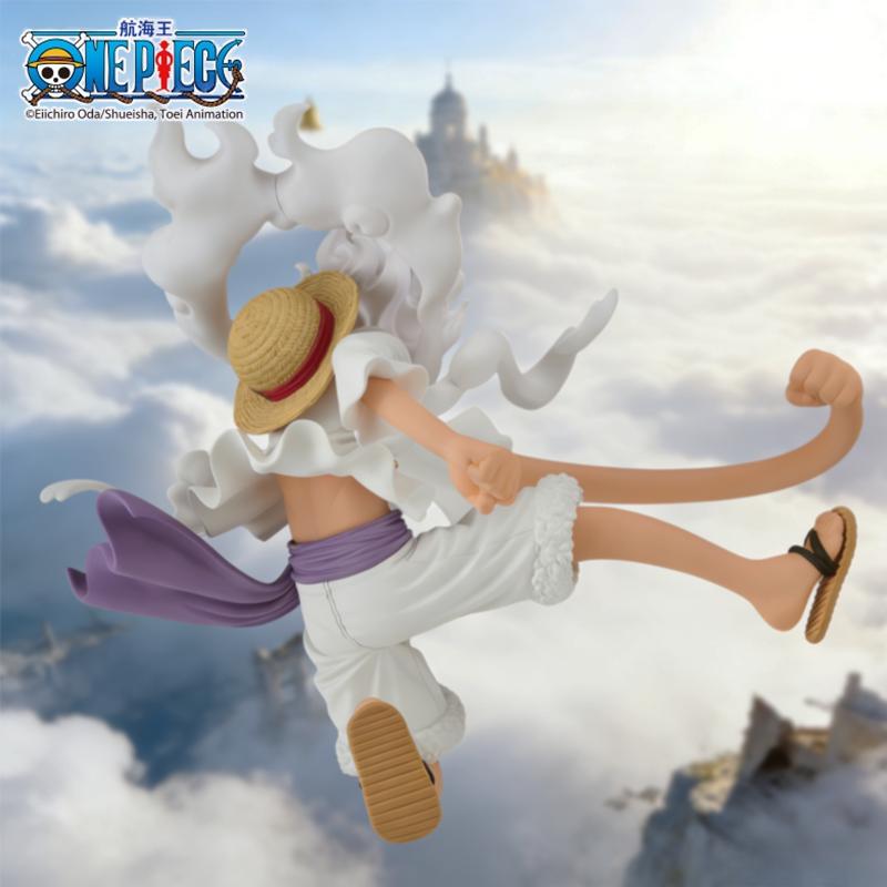 1pc Officially One Piece Luffy Gear 5 - Sun God Nika Figure, Awakened Ultimate Form Display Model, Anime Collectible Gift.
