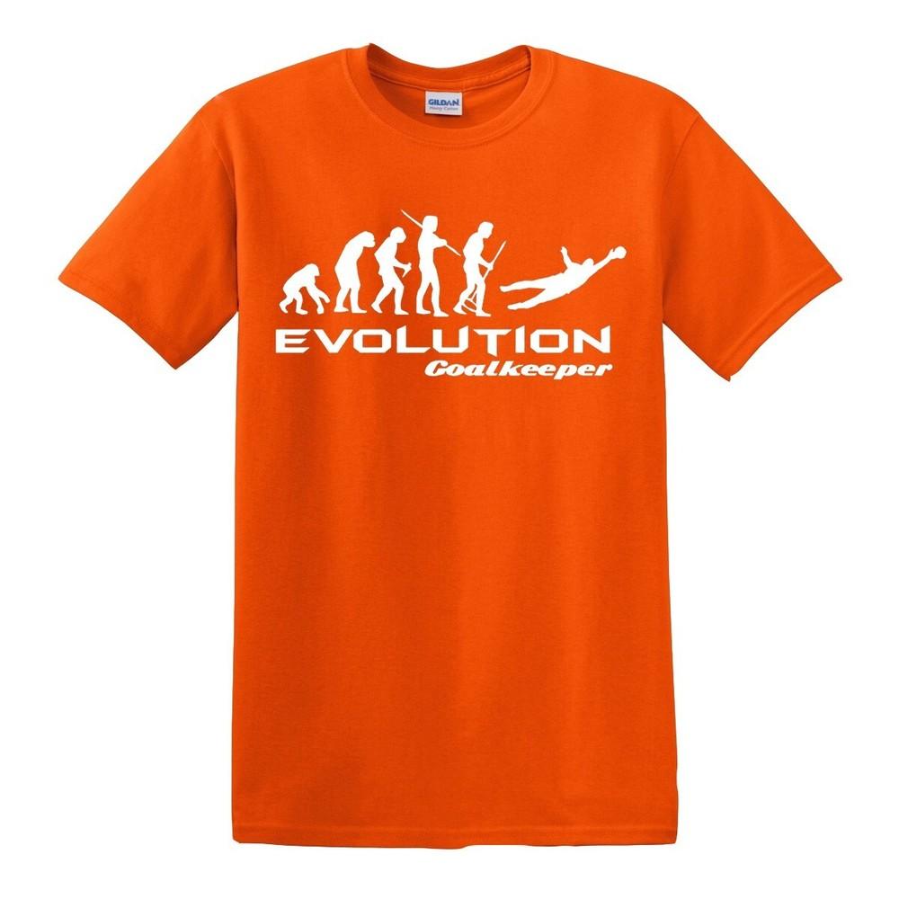 Entwicklung des Torwart-T-Shirts lustiges Herren-Fußballtore Retro-Top-T-Shirt
