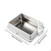 Open Top Pet Litter Box,Cat Toilet with Scoop,Cat Bedpan,Washable Cat Tray,Cat Sand